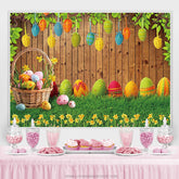 Gelb Blumen Ostern Eier Glas Hintergrund Für Party